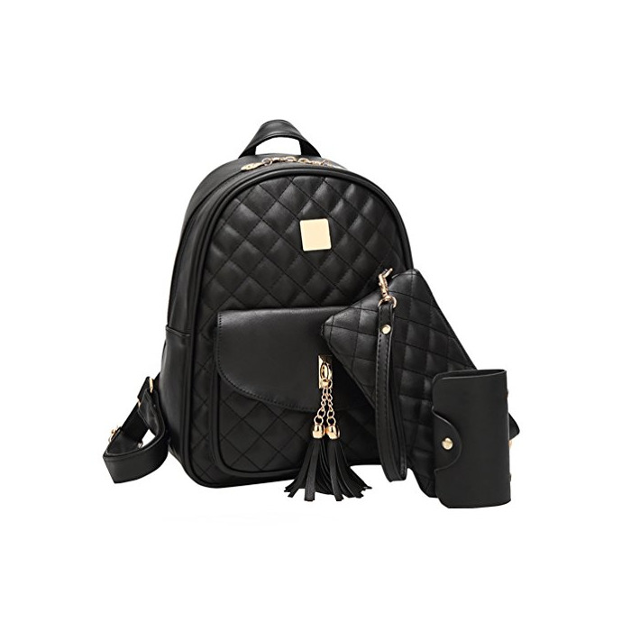 Producto Vbiger Mochilas Mujer de Cuero PU Mochila de Moda Ocio 3 en