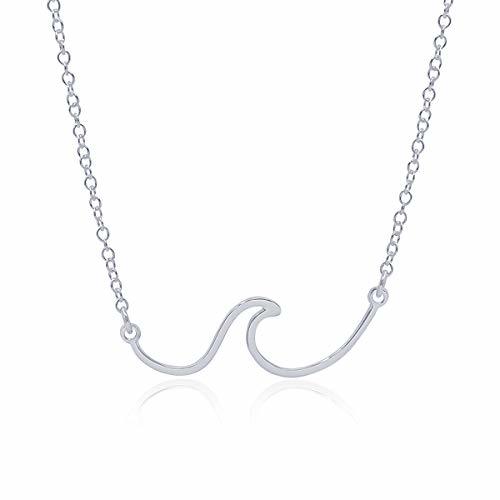 Product WANDA PLATA Collar Ola de Mar Surf para Mujer