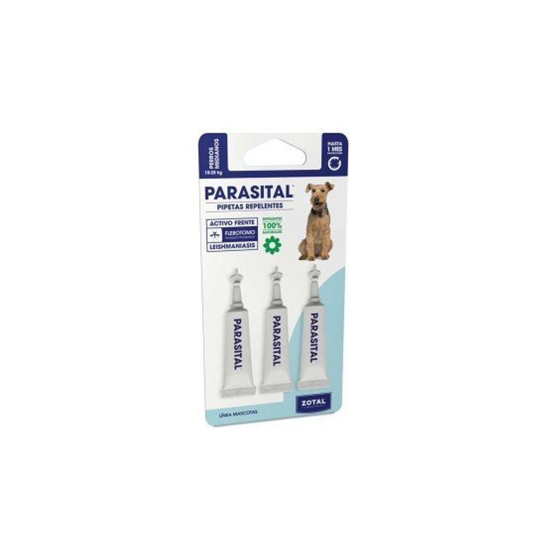 Social Parasital Pipetas Antiparasitarias para Perros Medianos de 10 a 25 kg -