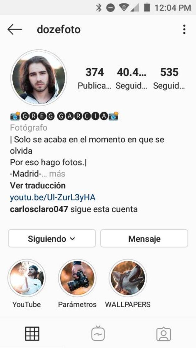 Moda Cuenta de Instagram