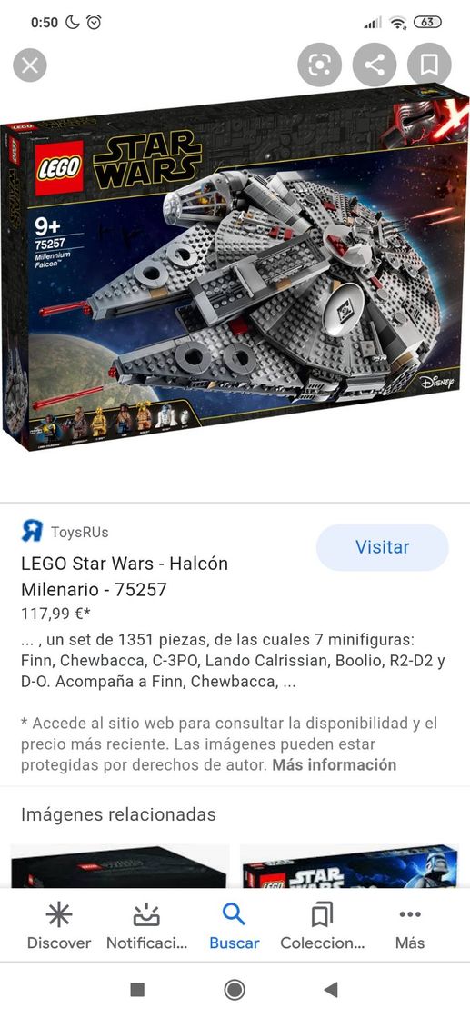 Moda Halcón milenario lego