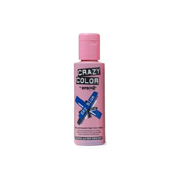 Social Crazy Color Sky Blue Nº 59 Crema Colorante del Cabello Semi-permanente