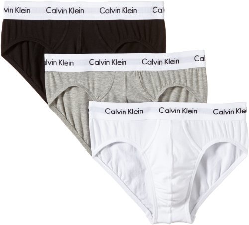 Social Calvin Klein 3P Hip Brief, Calzoncillos para Hombre