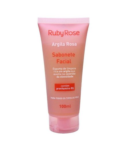 Sabonete facial argila rosa - ruby rose