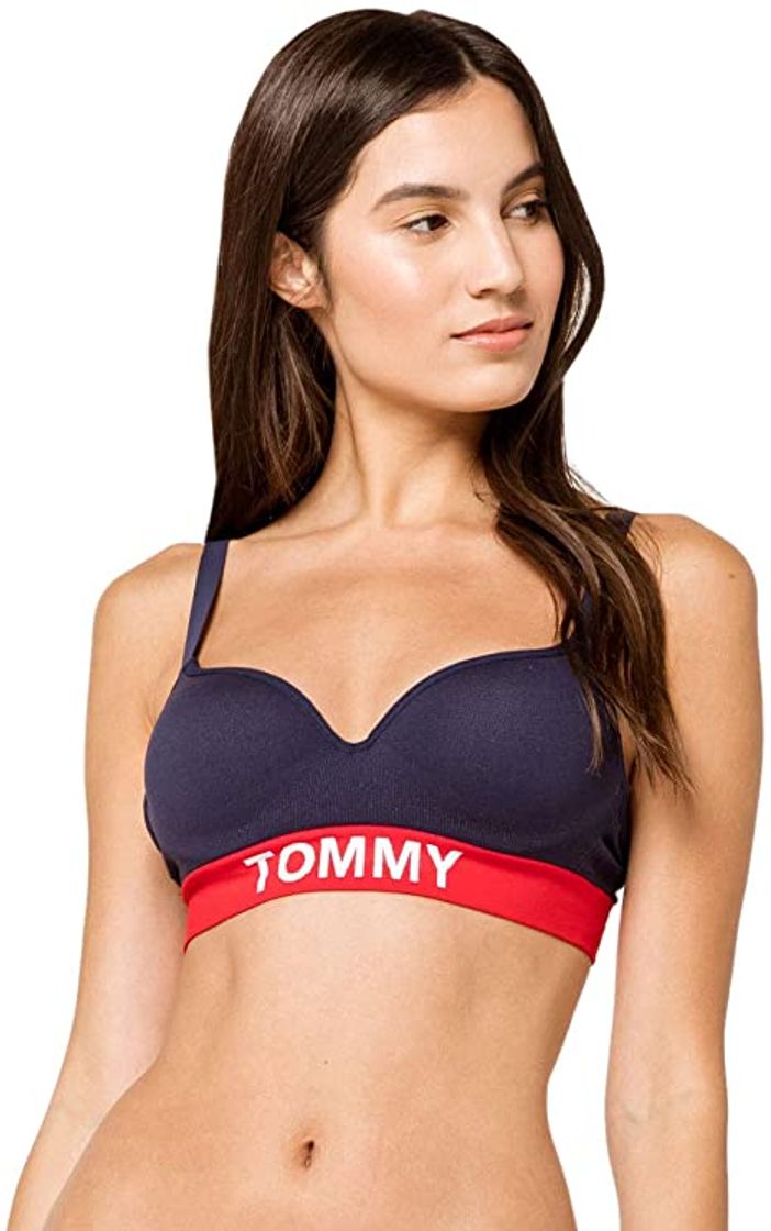 Moda Tommy Hilfiger Chicas 2 Paquete Original Algodón Bralette