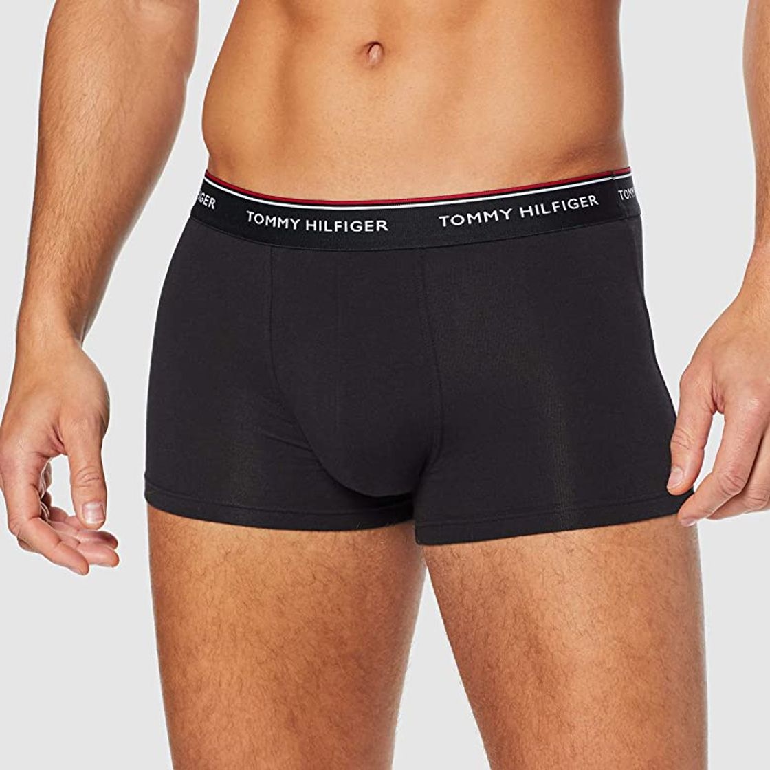 Fashion Tommy Hilfiger 3p Trunk, Bóxers para Hombre, Negro