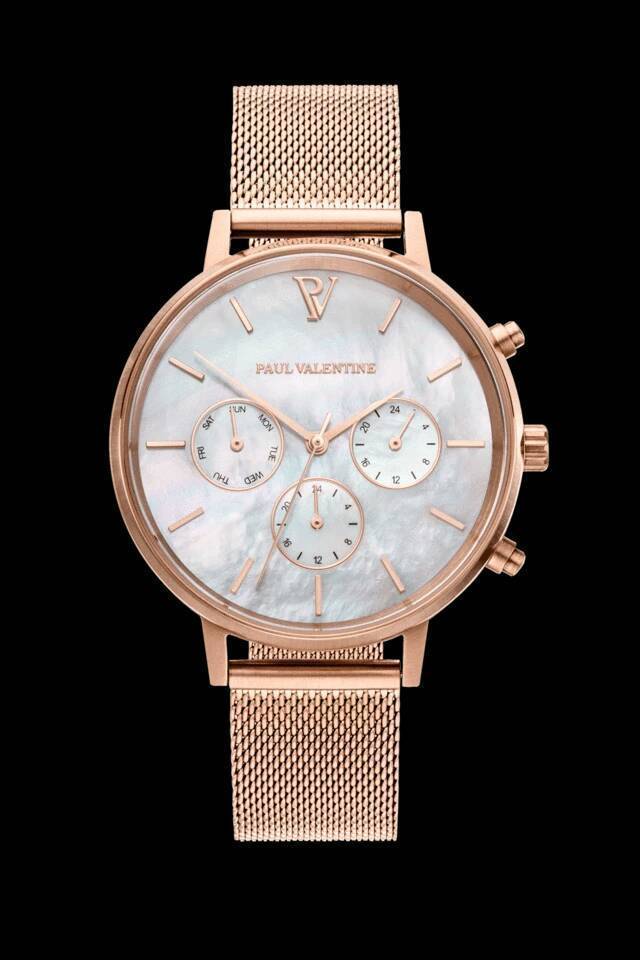 Social Paul Valentine MULTIFUNCTIONAL ROSE GOLD SEASHELL MESH