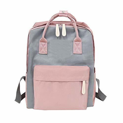 Place ALIKEEY Moda Mujer Chica Estudiantes Lienzo Bolsa De Hombro Bolsa Mochila Bolsa