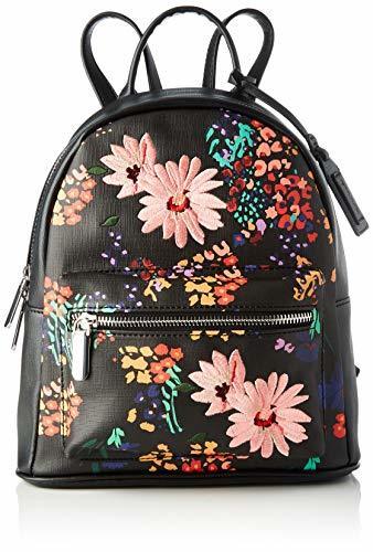 Social Eferri Mochila Floral, Bolso bandolera para Mujer, 13x28x25 cm