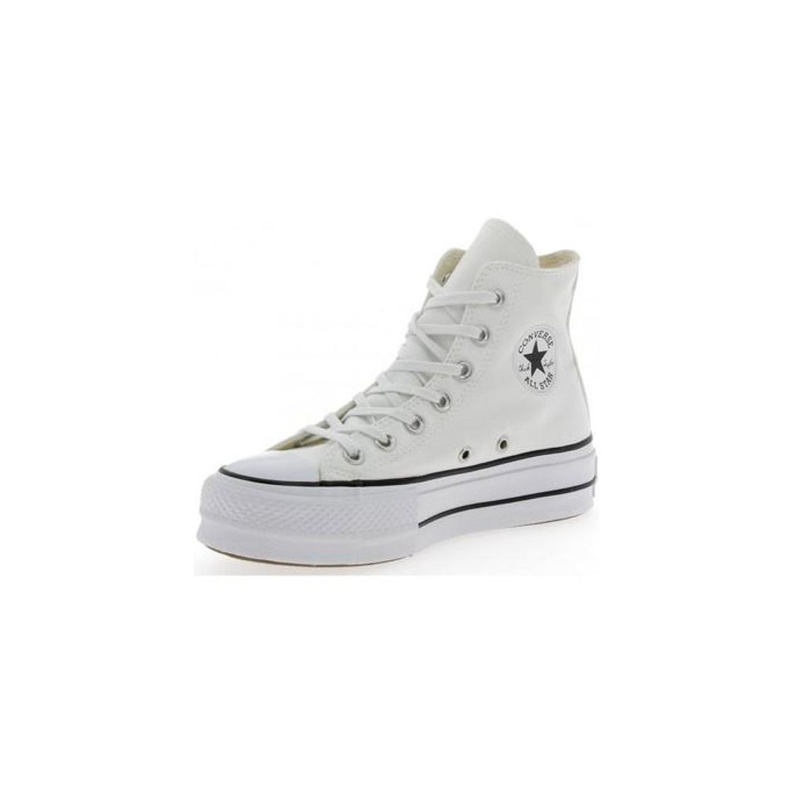 Social Converse Chuck Taylor CTAS Lift Hi, Zapatillas para Mujer, Blanco