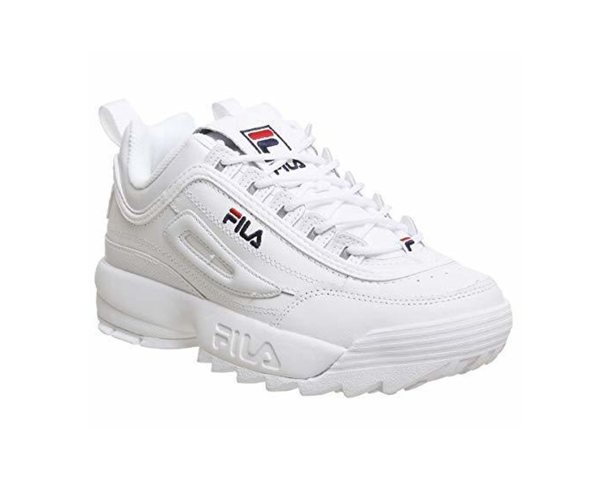 Moda Fila Disruptor II Premium Niña Zapatillas Blanco