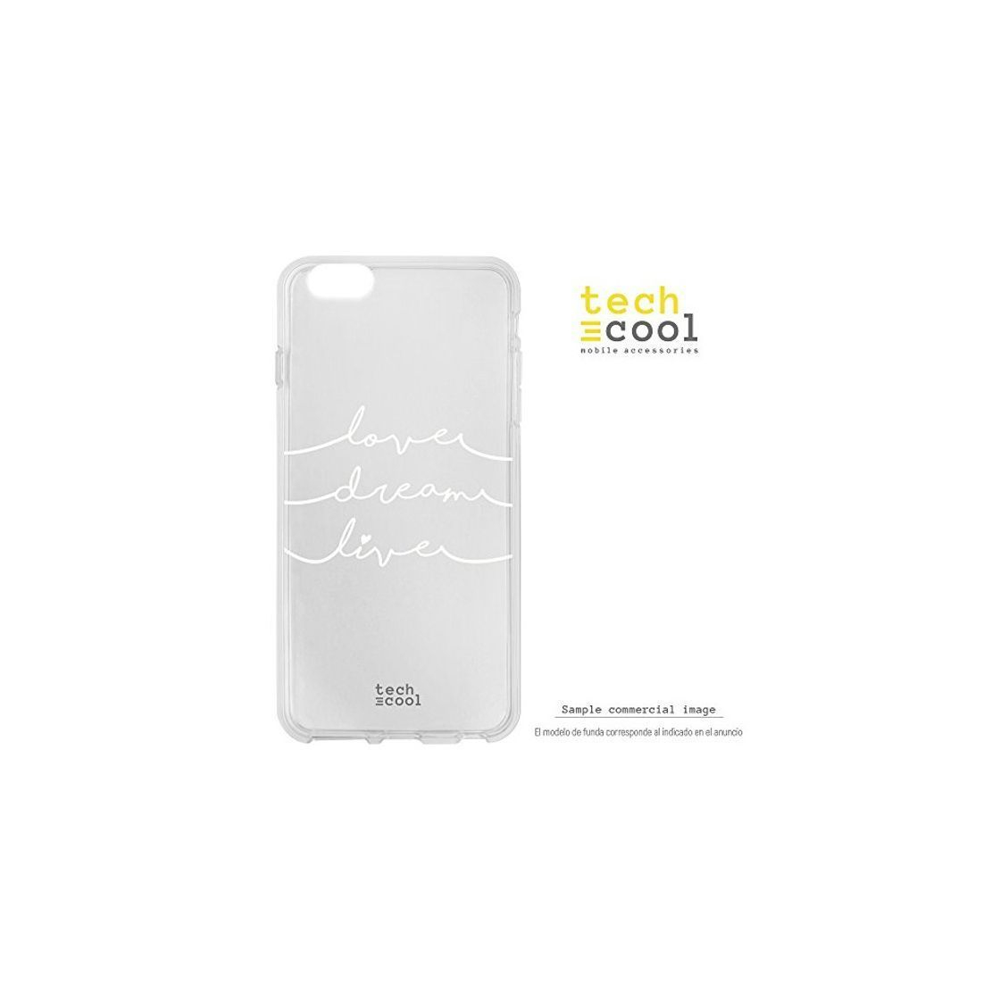 Social Funnytech® Funda Silicona para iPhone 7 [Carcasa Resistencia y Definición Ultra Slim]