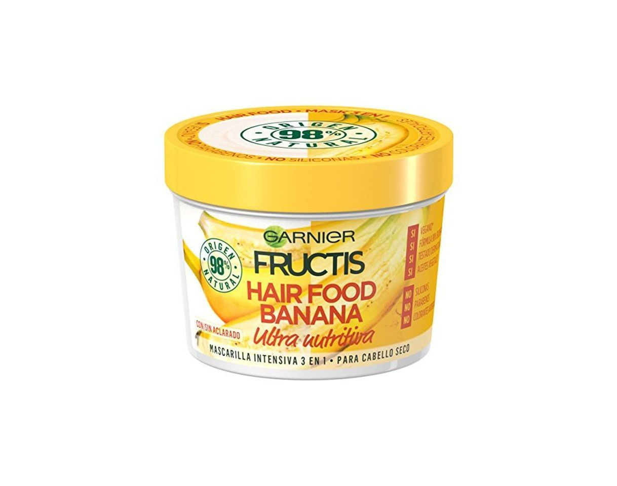 Belleza Garnier Fructis Hair Food Mascarilla Capilar 3 en 1 Banana Nutritiva para