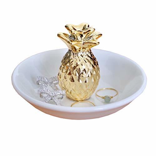 Social Piña Anillo soporte organizador de joyas pantalla Estuche para anillos pendientes collar