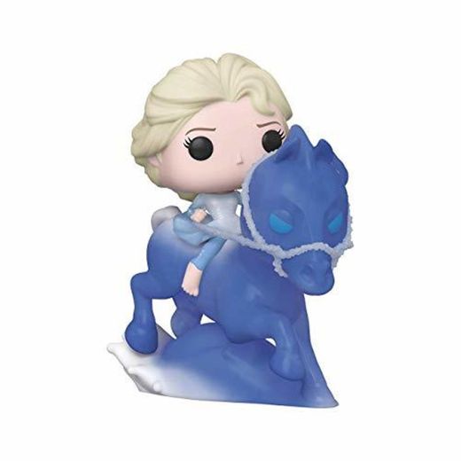 Funko- Pop Ride: Frozen 2-Elsa Riding Nokk Figura Coleccionable, Multicolor