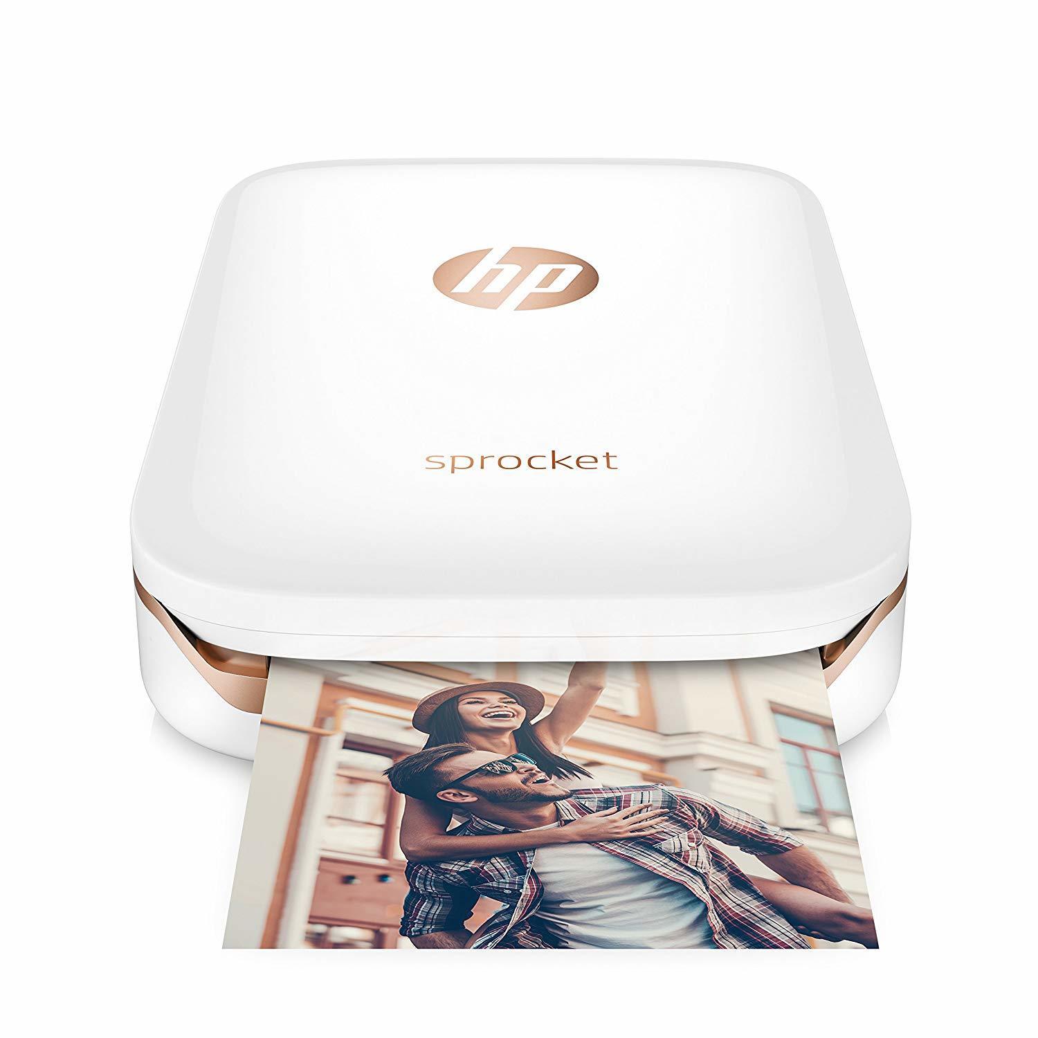 Social HP Sprocket Portable Photo Printer, X7N07A, Print ... - Amazon.com