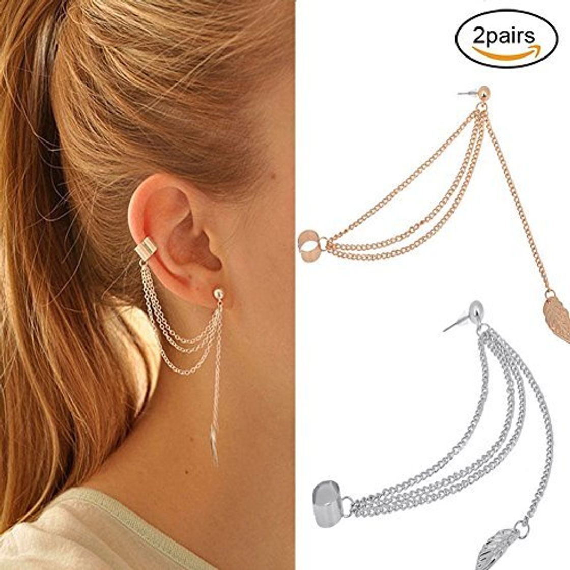 Social EQLEF Cadena Mujeres Chica con Estilo Punk Rock cuelga la Borla de