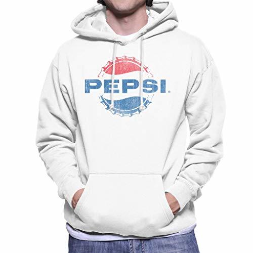 Producto Pepsi 1960s Distressed Bottlecap Logo Men's Hooded Sweatshirt