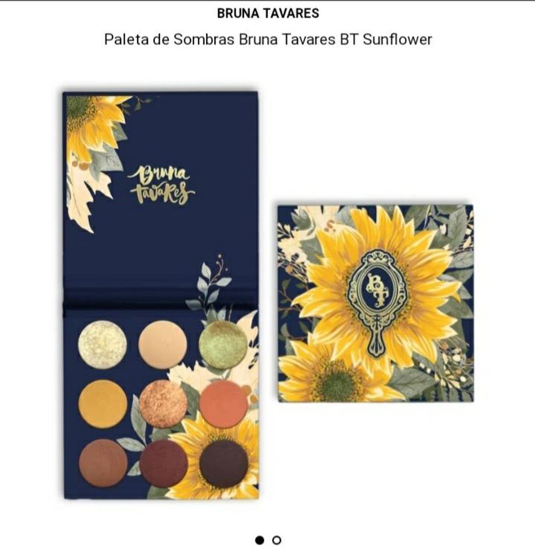 Fashion Paleta de Sombras Bruna Tavares BT Sunflower | Sephora