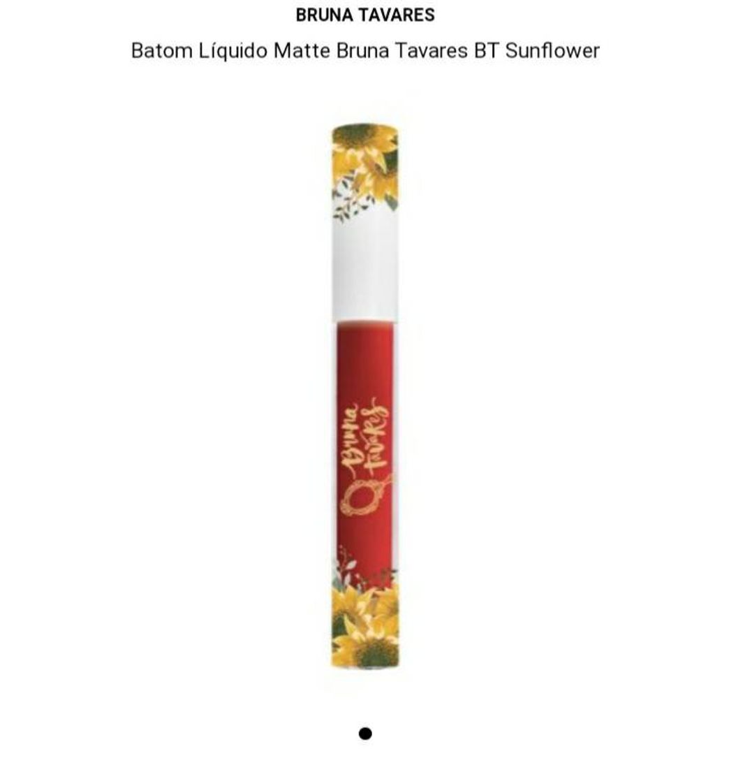 Moda Batom Líquido Matte Bruna Tavares BT Sunflower