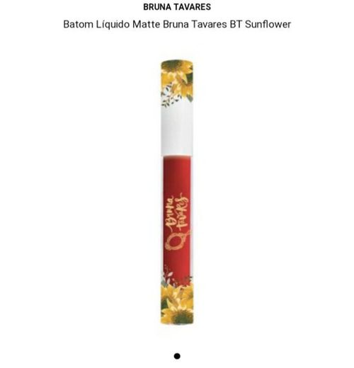 Batom Líquido Matte Bruna Tavares BT Sunflower