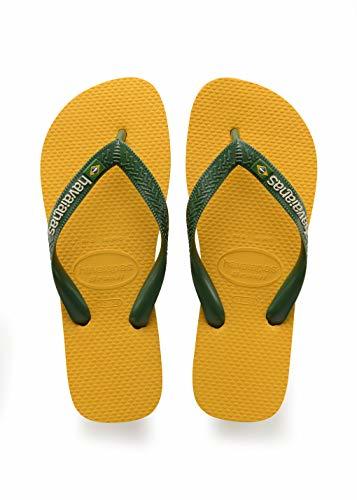 Productos Havaianas Brasil Logo, Chanclas Unisex niños, Amarillo