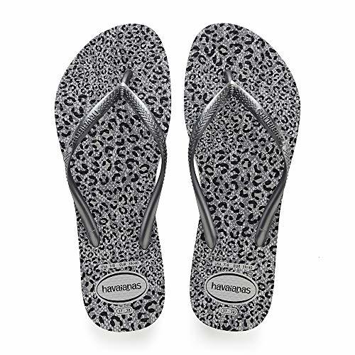 Social Havaianas Slim Animals, Chanclas para Mujer, Multicolor