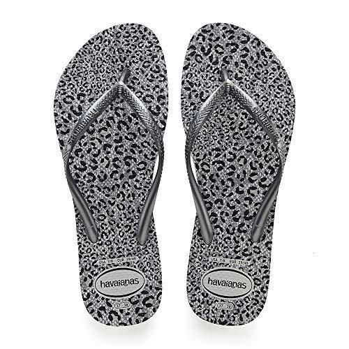 Havaianas Slim Animals, Chanclas para Mujer, Multicolor