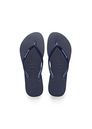 Havaianas Slim Velvet, Chanclas para Mujer, Azul