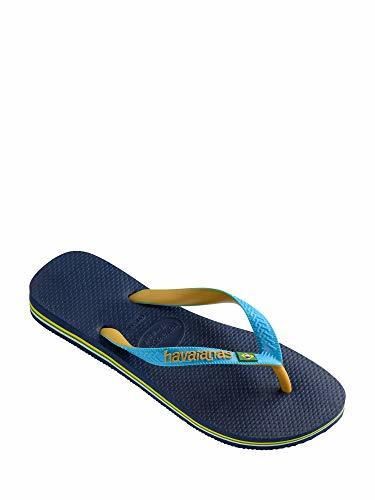 Havaianas HAV Brasil Mix Steel Grey White, Chanclas Unisex Adulto, Multicolor