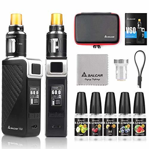 Product Salcar V60 Mod kit/Cigarrillo Electrónico Starter Set y 5 x 10ml E