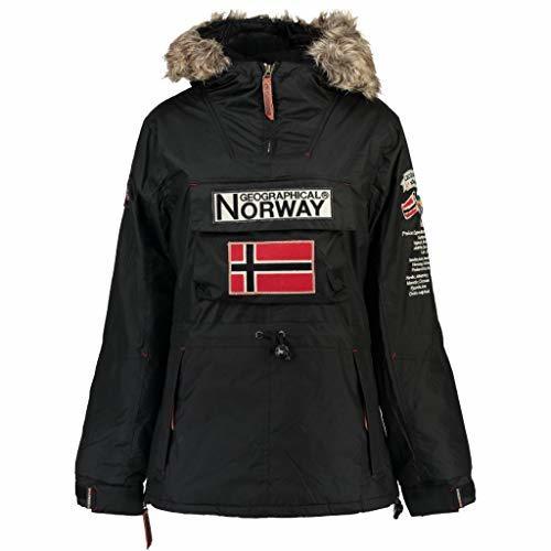 Moda Geographical Norway Parka Hombre BOKER Negro S