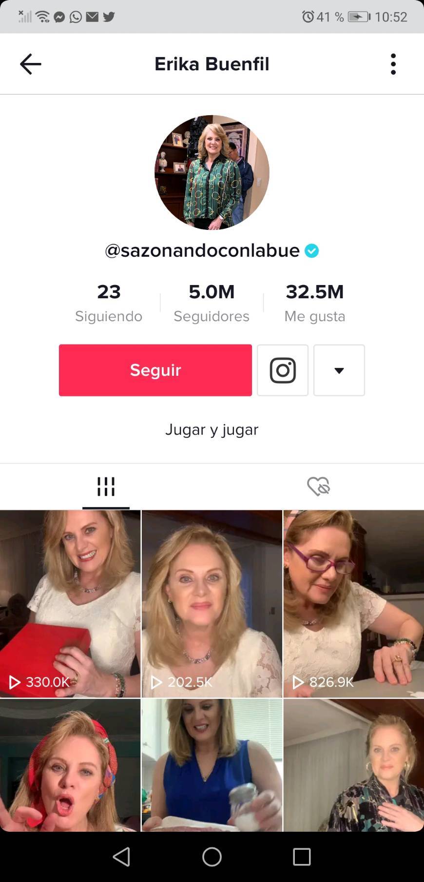 Moda Tik Tok Erika Buenfil