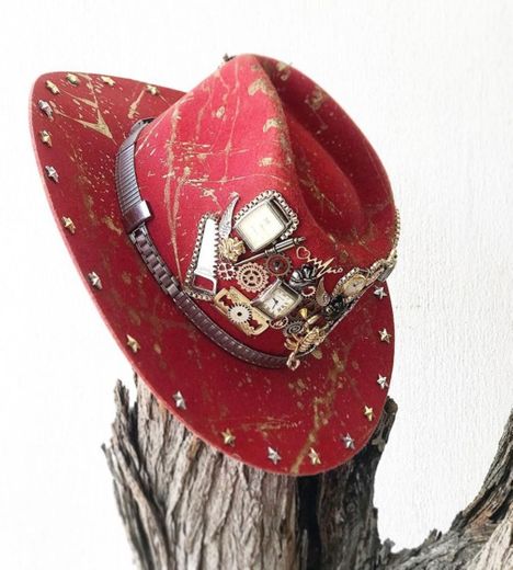 Sombrero rojo Monna Vintage 