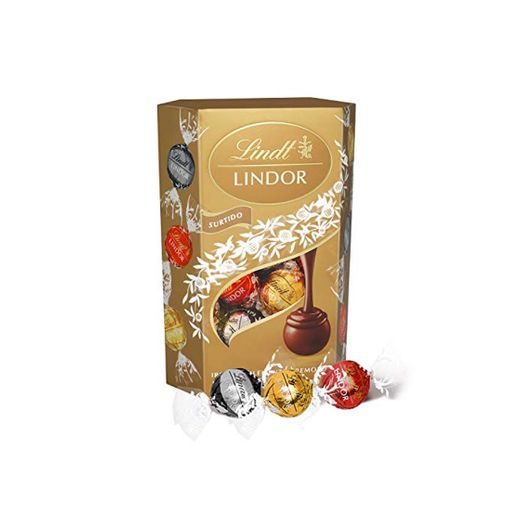 Lindt Lindor – Surtido de bombones con un cremoso corazón de chocolate