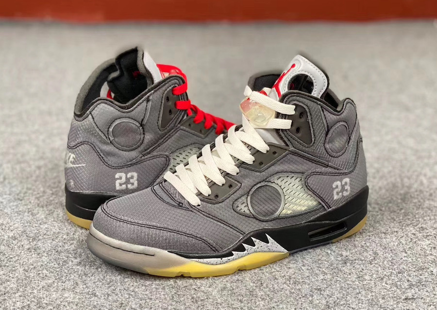 Social Jordan 5 Retro Off-White Black - CT8480-001