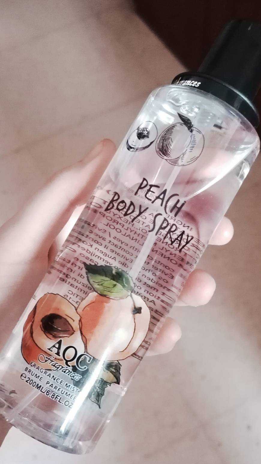 Products Peach Body Spray