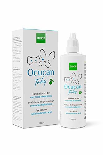 Place Ocucan Toby Limpiador Ocular con Ácido Hialurónico para Perros y Gatos. Limpia