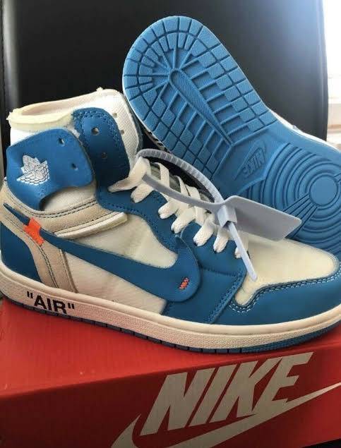 Moda Jordan 1 Retro High UNC 'Off White'