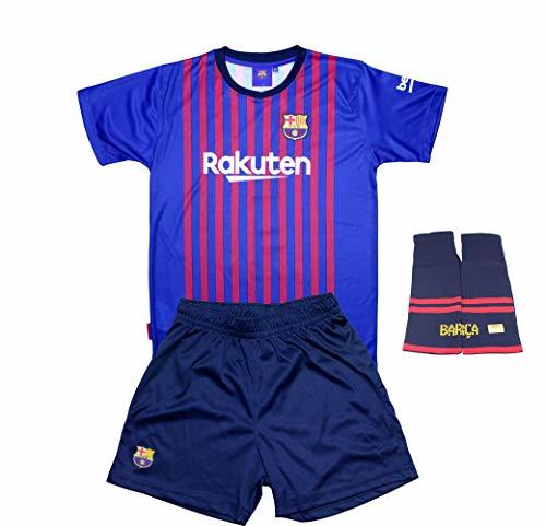 Product FC. Barcelona Conjunto Completo Infantil Réplica Oficial Licenciado de la Primera Equipación