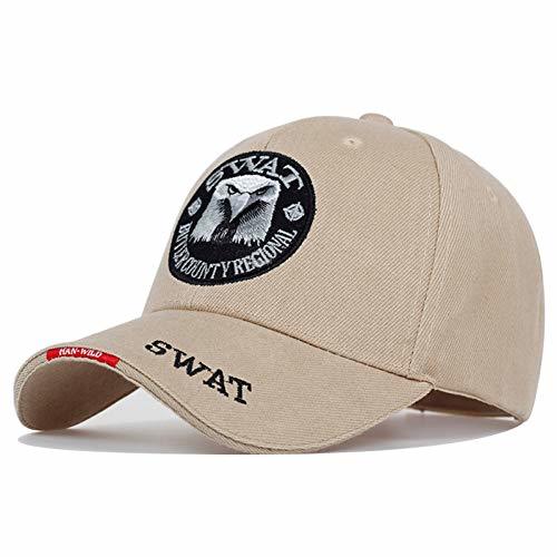CHENGWJ Gorra de Beisbol Gorras De Béisbol con Bordado De Águila Negro