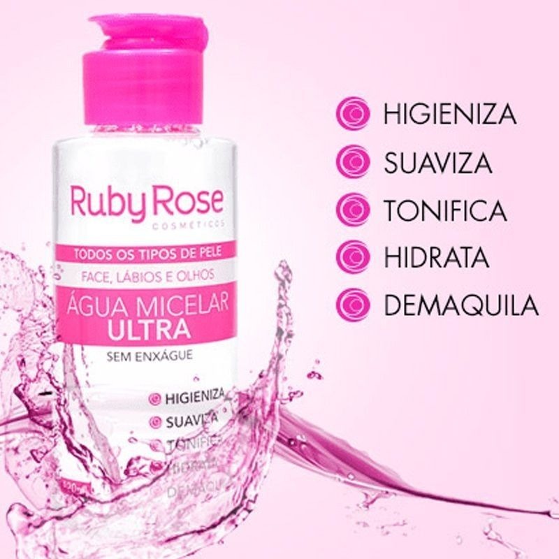 Fashion Água Micelar Ruby Rose