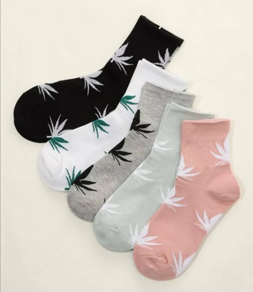 Moda Calcetines diseño Marihuana