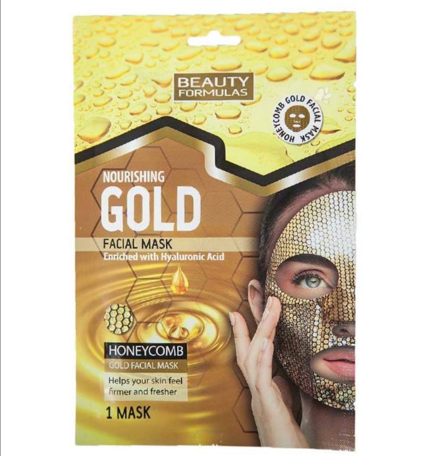 Moda Mascarilla facial Gold 