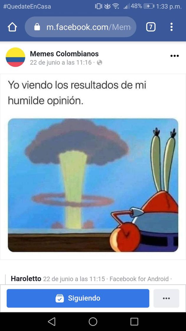 Moda Página con los mejores memes colombianos 