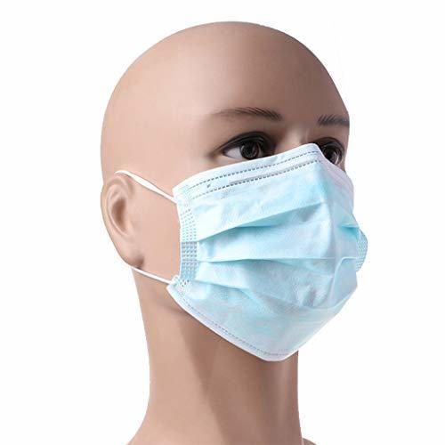 FANER - 10 máscaras faciales de 3 capas para evitar la transmisión