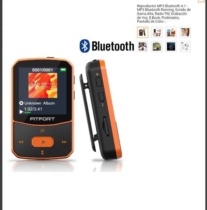 Moda Reproductor - Mp3 Bluetooth 