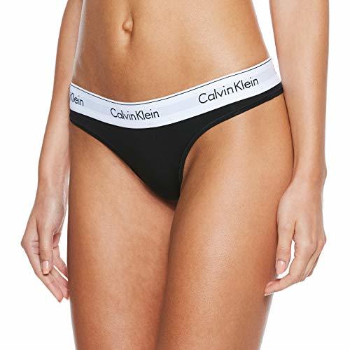 Social Calvin Klein Underwear, Braguitas para Mujer, Negro