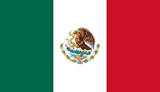 Gran Bandera de Mexico 150 x 90 cm Durobol Flag Satén