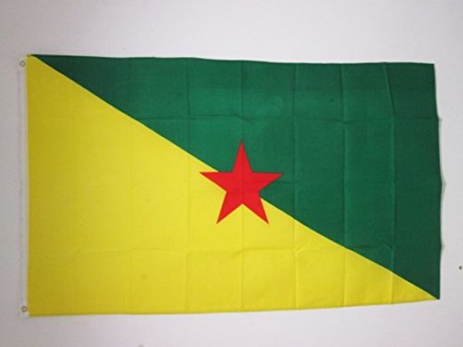 AZ FLAG Bandera de Guayana Francesa 90x60cm